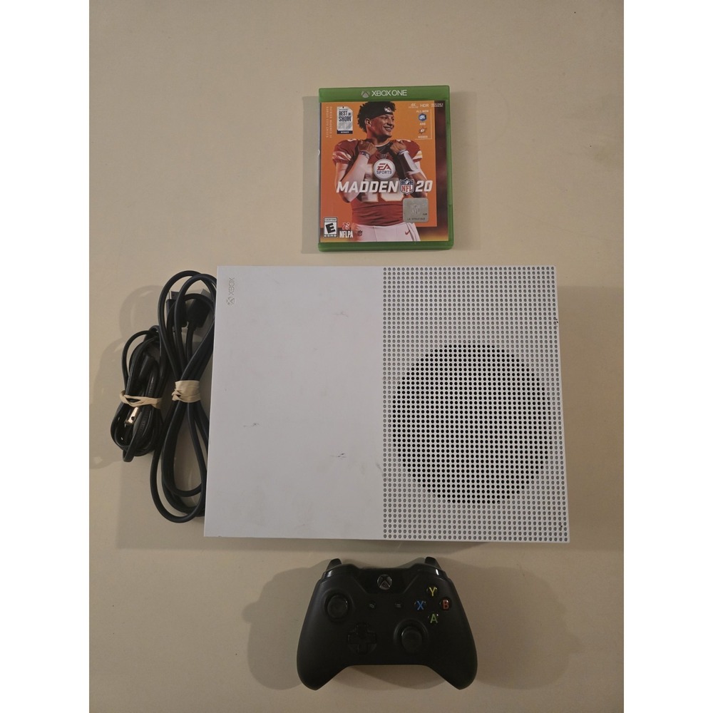 Xbox One S Console Bundle 1708 Controller Game Cords - Tested -